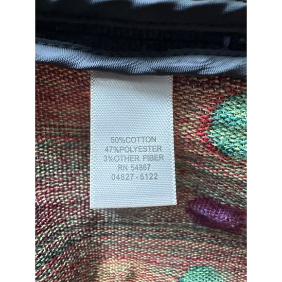 Christopher & Banks Vest Embroidered Colorful Button-Up Geometric Pattern Y2K
XL - Picture 6 of 7